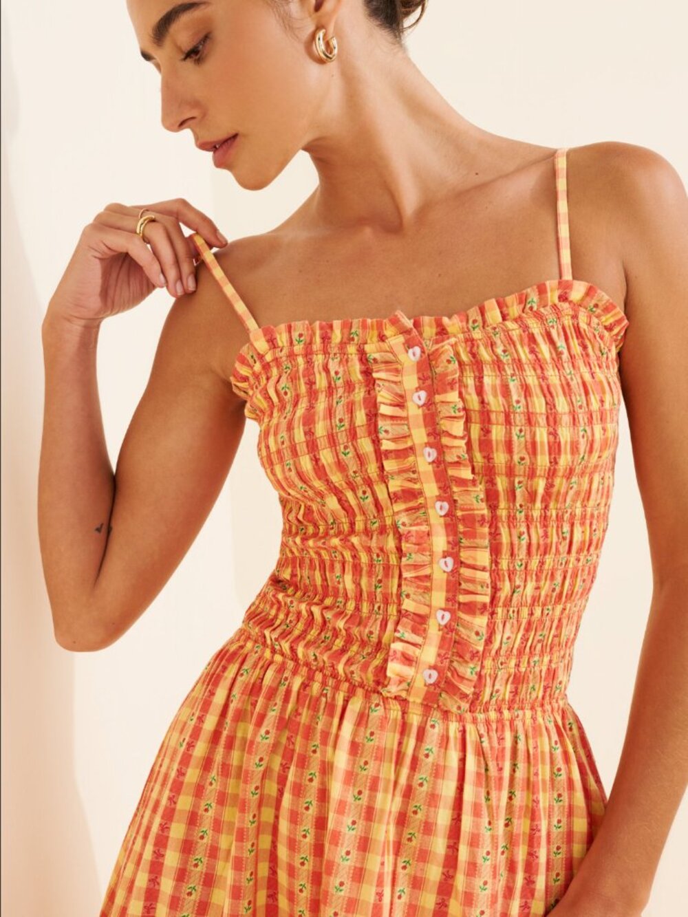 Damson Madder gingham dress
